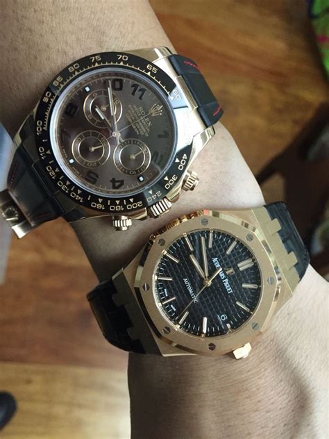 rolex daytona vs audemars piguet royal oak